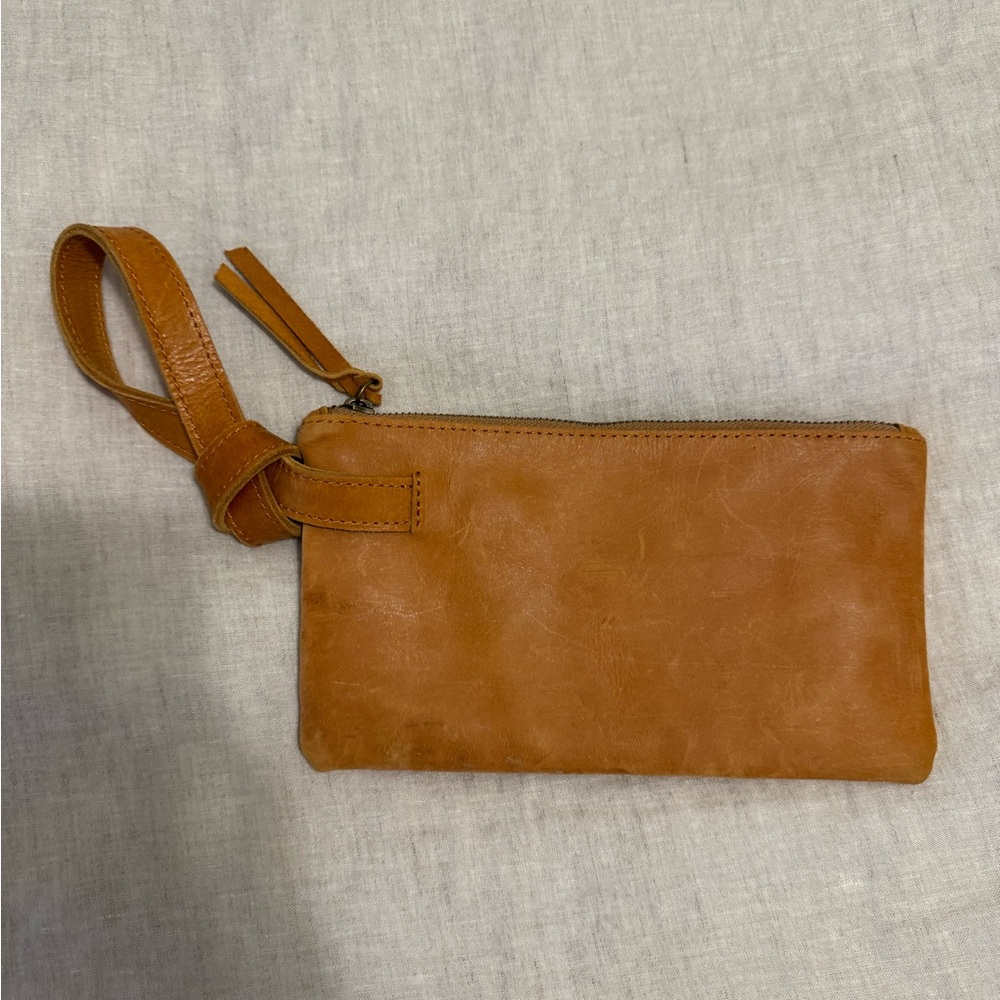 ABLE leather clutch